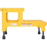 Adjustable Step-Mate Stand, 2 Step(s), 23-13/16" W x 22-7/8" L x 15-1/4" H, 500 lbs. Capacity D. Morneault & Fils