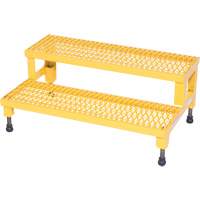 Adjustable Step-Mate Stand, 2 Step(s), 36-3/16" W x 22-7/8" L x 15-1/4" H, 500 lbs. Capacity D. Morneault & Fils