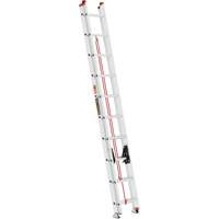 Jobsite Series Extension Ladder, 200 lbs. Cap., 20' H, Grade 3 D. Morneault & Fils