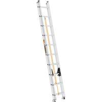 Jobsite Series Extension Ladder, 225 lbs. Cap., 20' H, Grade 2 D. Morneault & Fils