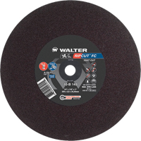 Ripcut Stainless Steel & Steel Cut-Off Wheel for Stationary Saws, 14" x 1/8", 1" Arbor, Type 1, Aluminum Oxide, 4400 RPM D. Morneault & Fils