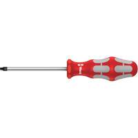 Robertson Screwdriver, #00 Tip, Round, 5-9/16" L, Plastic Handle D. Morneault & Fils