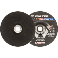 Allsteel XX Depressed Centre Grinding Wheels, 7" x 1/8", 7/8" Arbor, Type 27 D. Morneault & Fils
