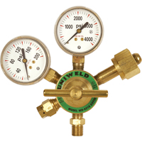 Light-Duty Single Stage Regulator, Oxygen, CGA540 Inlet D. Morneault & Fils