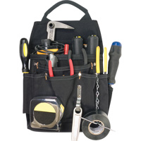 Porte-outils professionnels pour &eacute;lectricien, Porte-outil multiple, Polyester, 11 Poches D. Morneault & Fils