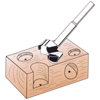 Forstner Bit, 2/5", 8 mm Shank, 3-1/2" Length D. Morneault & Fils