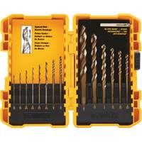 Pilot Point&reg; Drill Bit Set, 14 Pieces, High Speed Steel D. Morneault & Fils