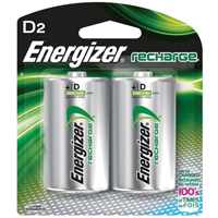 Rechargeable NiMH Batteries, D, 1.2 V D. Morneault & Fils