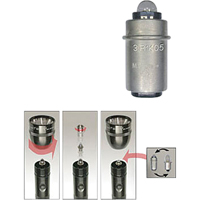 Lampes de poche Mini, DEL, 97 lumens, Piles AA D. Morneault & Fils