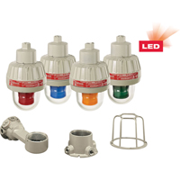 Explosion-Proof LED Warning Lights With XLT Technology, Continuous/Flashing, Amber D. Morneault & Fils