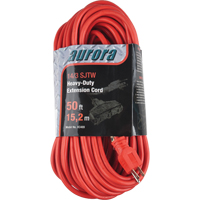 Cordon rallonge en vinyle, Ext&eacute;rieur, SJTW, AWG 14/3, 15 A, 3 prise(s), 50' D. Morneault & Fils