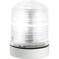 Streamline&reg; Modular Multifunctional LED Beacons, Continuous/Flashing/Rotating, Clear D. Morneault & Fils