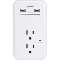 Prime&reg; USB Charger with Surge Protector D. Morneault & Fils