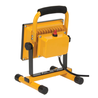 Portable Work Light, LED, 20 W, 2500 Lumens, Aluminum Housing D. Morneault & Fils