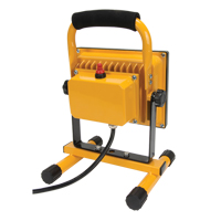 Portable Work Light, LED, 20 W, 2500 Lumens, Aluminum Housing D. Morneault & Fils
