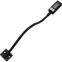 LED Gooseneck Maplight, 1 W, LED, 12" Neck, Black D. Morneault & Fils