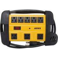 Workshop Surge Protector Power Strip, 8 Outlets, 1350 J, 1875 W, 6' Cord D. Morneault & Fils