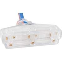 TPE-Rubber Extension Cord with Light Indicator, All-Weather, SJEOW, 12/3 AWG, 15 A, 3 Outlet(s), 25' D. Morneault & Fils