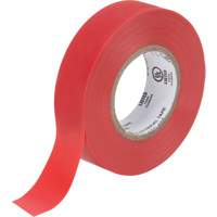 Ruban isolant, 19 mm (3/4") x 18 m (60'), Rouge, 7 mils D. Morneault & Fils