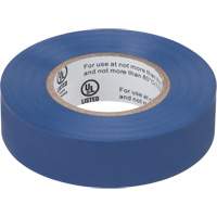 Ruban isolant, 19 mm (3/4") x 18 m (60'), Bleu, 7 mils D. Morneault & Fils