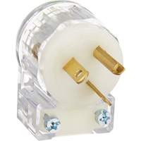 Angled Hospital Grade Extension Plug, Nylon, 20 Amps, 250 V D. Morneault & Fils
