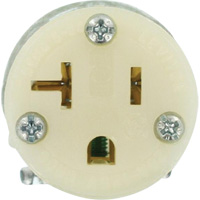 Hospital Grade Extension Plug Connector, 5-20R, Nylon D. Morneault & Fils
