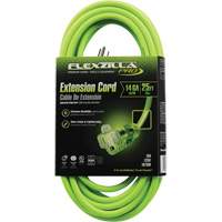 Flexzilla&reg; Pro Industrial Extension Cord, All-Weather, SJTW, 14/3 AWG, 15 A, 25' D. Morneault & Fils