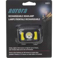 Headlamp, LED, 350 Lumens, 2 Hrs. Run Time, Rechargeable Batteries D. Morneault & Fils