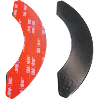 Plaquettes de montage &agrave; dos adh&eacute;sifs de balise de proximit&eacute; pour surfaces non m&eacute;talliques Safety Whip D. Morneault & Fils