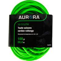 Industrial Extension Cord, All-Weather, SJTW, 10/3 AWG, 15 A, 100' D. Morneault & Fils