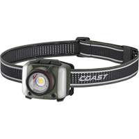FL97R Tri-Colour Headlamp with Twist Focus & Voice Activation, LED, 830 Lumens, 2 Hrs. Run Time, Rechargeable Batteries D. Morneault & Fils