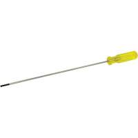 Electrician's Slotted Screwdriver, 3/16" Tip, Round, 15-1/2" L, Plastic Handle D. Morneault & Fils